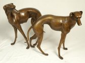 Pair of Greyhound Dogs Pair of Greyhound Dogs