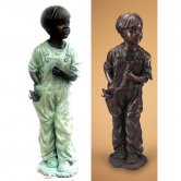 Bronze Boy with a Frog Bronze Boy with a Frog