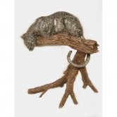 Bronze Cheetah on Tree Bronze Cheetah on Tree