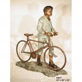 Bronze Boy with Bicycle Bronze Boy with Bicycle